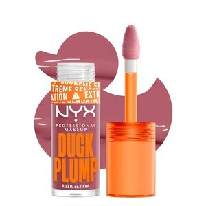 Duck Plump Plumping Lip Gloss NYX Lilac on Lock Pinky Lilac Full Size